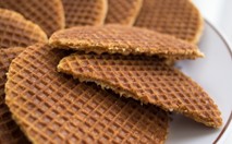 De stroopwafel, van oorsprong een Nederlands product, maar nu ook populair in Amerika